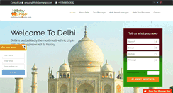 Desktop Screenshot of delhitourpackages.com